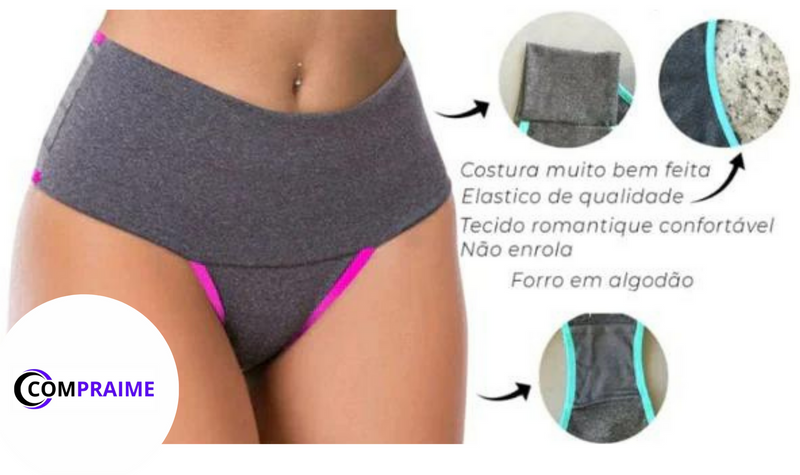 KIT COMPRE 1 LEVE 5 CALCINHAS + FRETE GRÁTIS 100% ALGODÃO