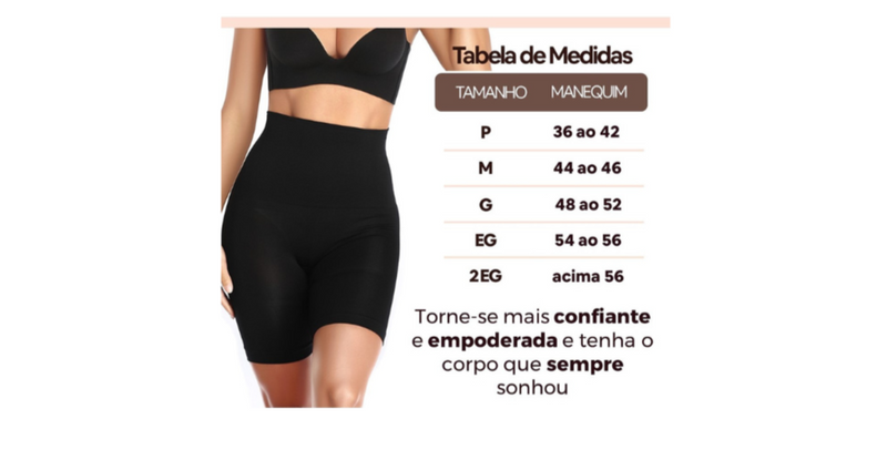 LIFT CURVE - MODELADOR SHORT (NÃO ENROLA)