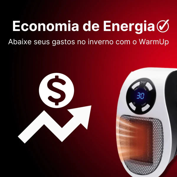 Aquecedor de Ambiente Portátil WarmUp® - PROMOÇÃO DE INVERNO!