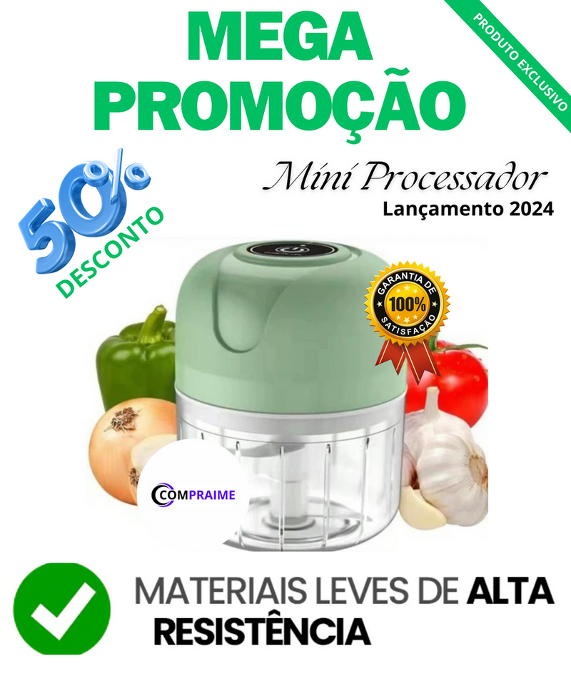 ULTRA POTENTE Processador Recarregável+FRETE GRÁTIS