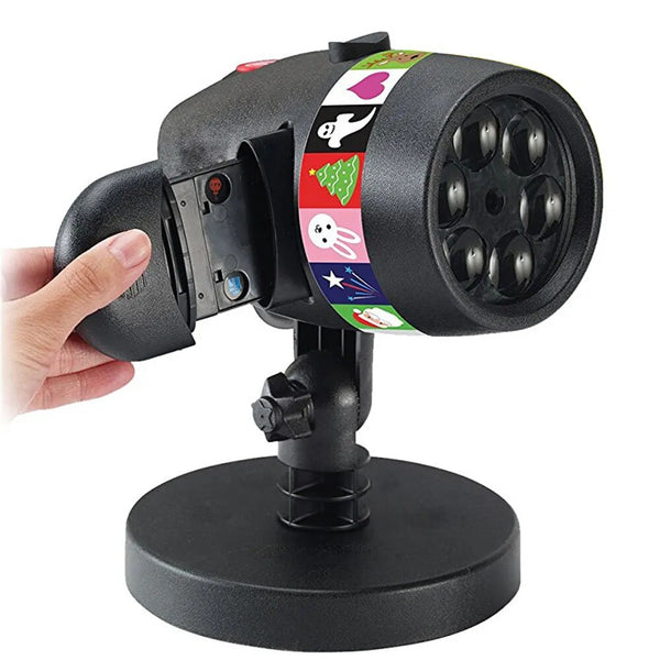 2023 natal dia das bruxas projetor a laser 12 filmes mini projetor de  cinema em casa indoor ao ar livre janela projetor dropshipping