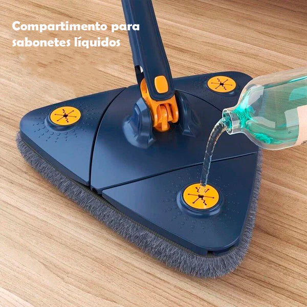 PROMOÇÃO HOJE -Mop De Limpeza Ajustável Giratório 360° Frete Grátis (Últimas unidades)