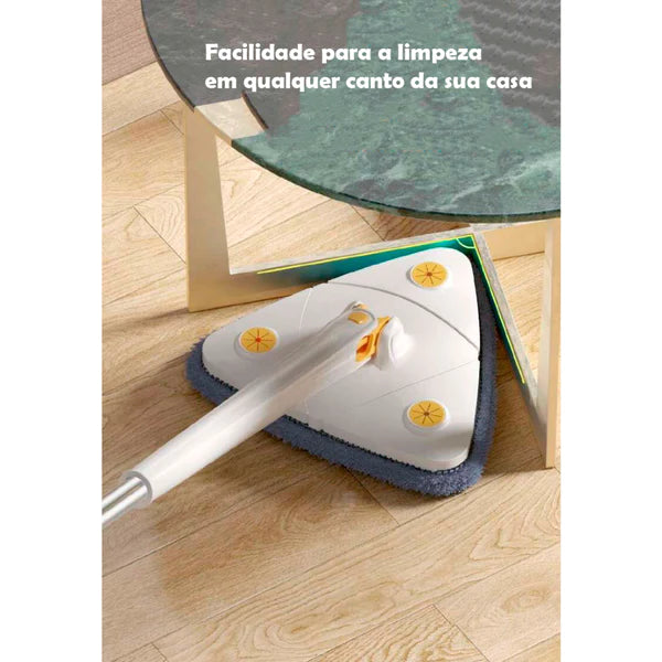 PROMOÇÃO HOJE -Mop De Limpeza Ajustável Giratório 360° Frete Grátis (Últimas unidades)