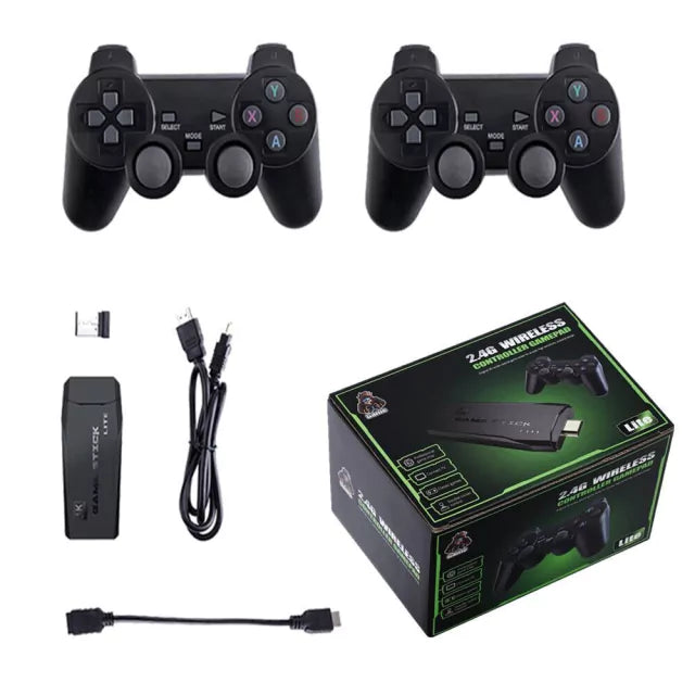 Game Stick Retrô 4K  2 Controles lançamento.s